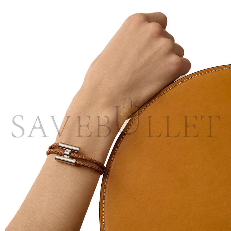 H**mes tournis tresse bracelet h068406fp37t5